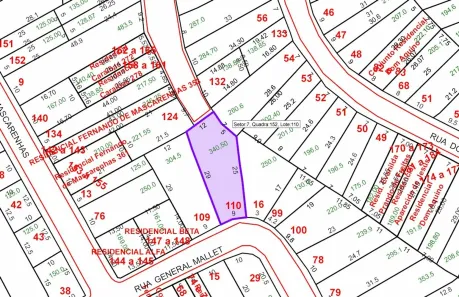 Lote/Terreno à venda, 340m² no Vila Humaitá, Santo André