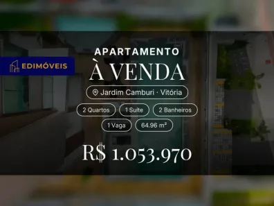Apartamento com 2 Quartos à venda, 64m² no Jardim Camburi, Vitória