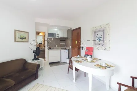 Flat com 1 Quarto para alugar, 34m² no Paraíso do Morumbi, São Paulo