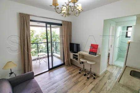 Flat com 1 Quarto para alugar, 38m² no Jardim Paulista, São Paulo