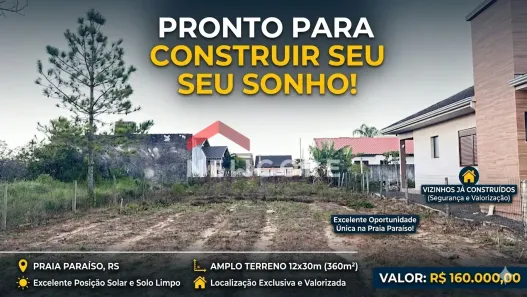 Lote/Terreno à venda, 360m² no Torres, Torres