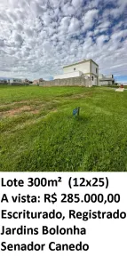 Lote/Terreno à venda, 300m² no Jardins Bolonha, Senador Canedo