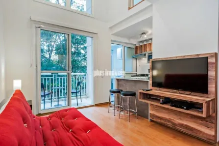 Apartamento com 1 Quarto para alugar, 49m² no Vila Andrade, São Paulo