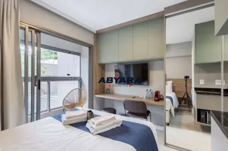 Apartamento com 1 Quarto à venda, 20m² no Indianópolis, São Paulo