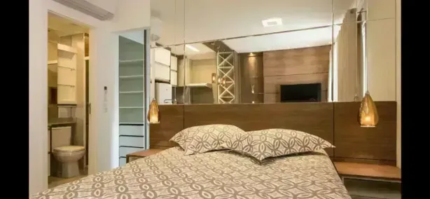 Apartamento com 1 Quarto para alugar, 33m² no Santo Amaro, São Paulo