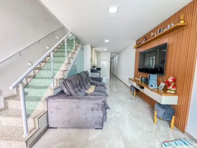 Sobrado com 4 Quartos à venda, 130m² no Vila Camilópolis, Santo André