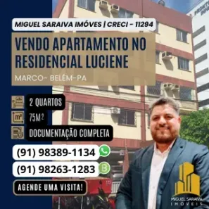 Apartamento com 2 Quartos à venda, 75m² no Telégrafo, Belém