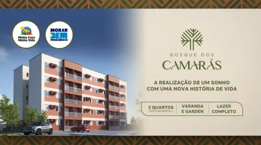 Apartamento com 2 Quartos à venda, 46m² no João Paulo II, Camaragibe