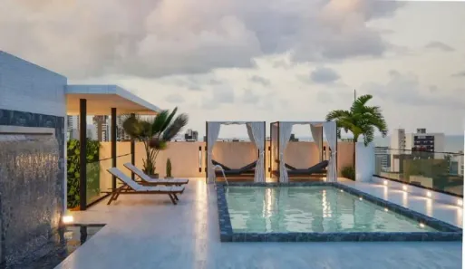Apartamento com 2 Quartos à venda, 65m² no Cabo Branco, João Pessoa