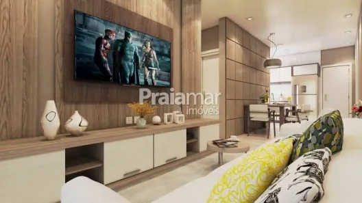 Apartamento com 2 Quartos à venda, 59m² no Centro, São Vicente