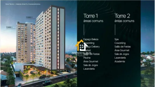 Apartamento com 1 Quarto à venda, 31m² no Jardim Maracanã, São José do Rio Preto