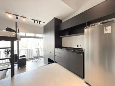 Apartamento com 1 Quarto para alugar, 24m² no Perdizes, São Paulo