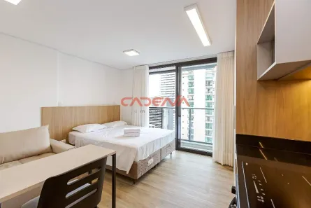 Apartamento com 1 Quarto para alugar, 29m² no Centro, Curitiba