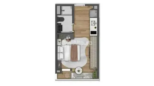 Apartamento com 1 Quarto à venda, 24m² no Jardim das Acácias, São Paulo