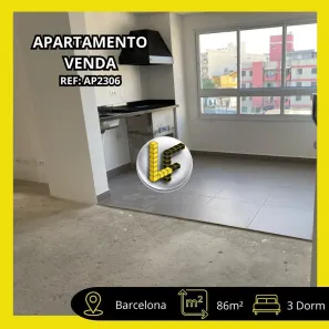Apartamento com 3 Quartos à venda, 86m² no Barcelona, São Caetano do Sul
