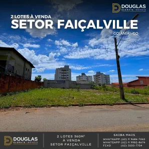 Lote/Terreno à venda, 360m² no Setor Faiçalville, Goiânia