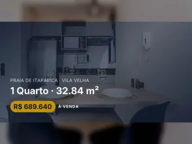 Apartamento com 1 Quarto à venda, 32m² no Praia de Itaparica, Vila Velha