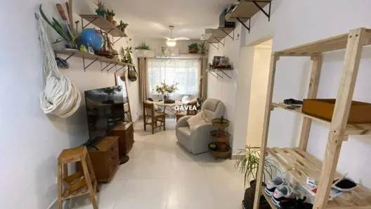 Apartamento com 1 Quarto à venda, 45m² no Itararé, São Vicente