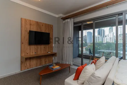 Apartamento com 1 Quarto para alugar, 41m² no Brooklin Paulista, São Paulo