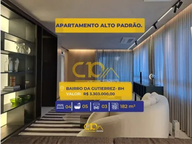 Apartamento com 4 Quartos à venda, 182m² no Gutierrez, Belo Horizonte