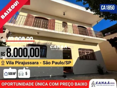 Imóvel Comercial para alugar, 500m² no Vila Pirajussara, São Paulo