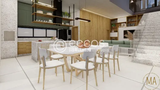Casa de Condomínio com 3 Quartos à venda, 176m² no Granja Marileusa, Uberlândia