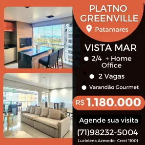 Apartamento com 2 Quartos à venda, 110m² no Patamares, Salvador