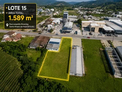 Lote/Terreno à venda, 1589m² no Vila Becker, Santo Amaro da Imperatriz