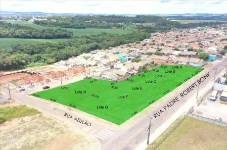 Lote/Terreno à venda, 402m² no Colônia Dona Luíza, Ponta Grossa