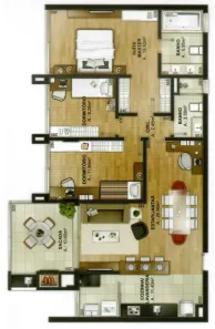Apartamento com 3 Quartos à venda, 118m² no Sanvitto, Caxias do Sul