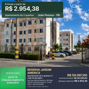 Apartamento com 2 Quartos à venda, 45m² no Ernani Sátiro, João Pessoa