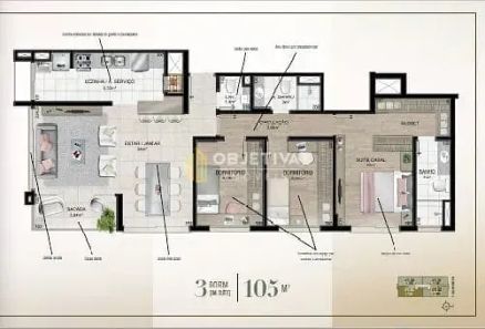 Apartamento com 3 Quartos à venda, 211m² no Menino Deus, Porto Alegre