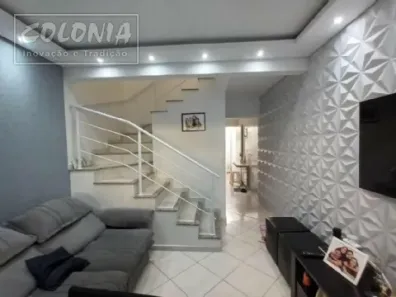 Sobrado com 3 Quartos à venda, 98m² no Campestre, Santo André