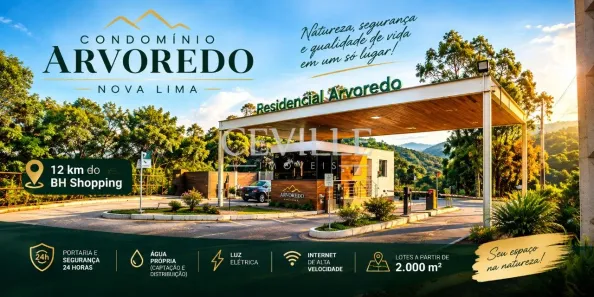 Lote/Terreno à venda, 2200m² no Green Park, Nova Lima