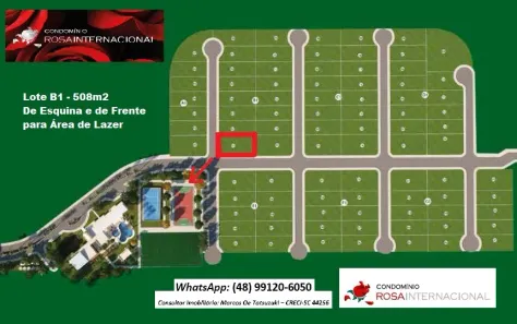 Lote/Terreno à venda, 508m² no , Garopaba