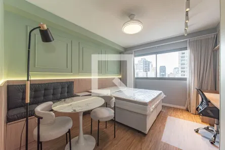 Kitnet com 1 Quarto à venda, 27m² no Santo Amaro, São Paulo