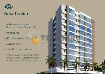 Apartamento com 2 Quartos à venda, 67m² no Martim de Sá, Caraguatatuba