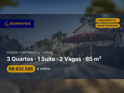 Casa com 3 Quartos à venda, 85m² no Cidade Continental, Serra