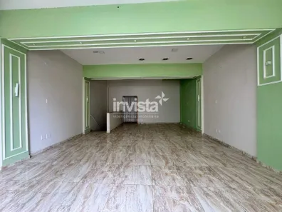 Ponto Comercial para alugar, 123m² no Gonzaga, Santos