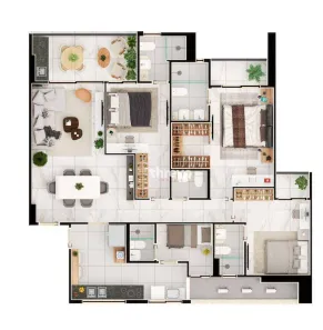 Apartamento com 3 Quartos à venda, 116m² no Dionisio Torres, Fortaleza