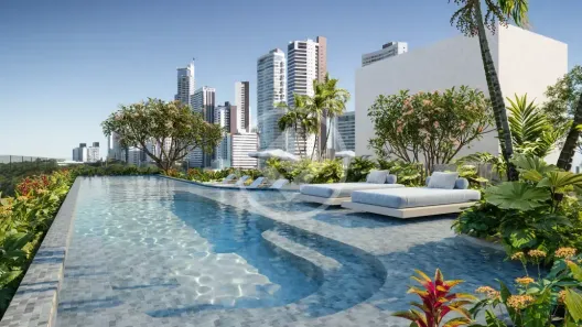 Flat com 1 Quarto à venda, 28m² no Cabo Branco, João Pessoa