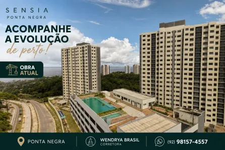 Apartamento com 2 Quartos à venda, 60m² no Ponta Negra, Manaus