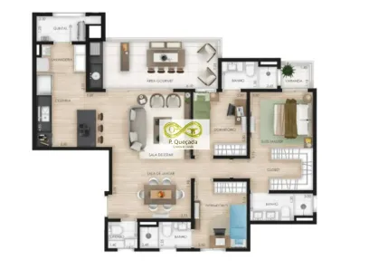 Apartamento com 3 Quartos à venda, 114m² no Jardim Guarani, Campinas