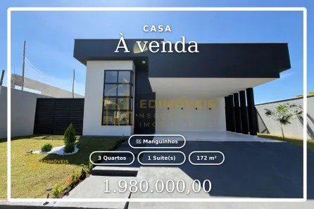 Casa com 3 Quartos à venda, 172m² no Manguinhos, Serra