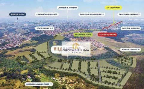 Lote/Terreno à venda, 200m² no Vila das Flores, São José dos Campos