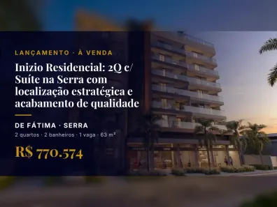 Apartamento com 2 Quartos à venda, 63m² no de Fátima, Serra