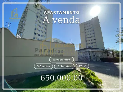 Apartamento com 3 Quartos à venda, 77m² no Valparaíso, Serra