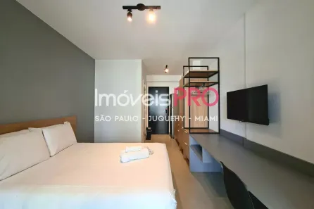 Kitnet com 1 Quarto à venda, 26m² no Indianópolis, São Paulo