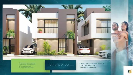 Casa de Condomínio com 3 Quartos à venda, 113m² no Catu de Abrantes (Abrantes), Camaçari