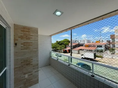 Apartamento com 3 Quartos para alugar, 70m² no Bessa, João Pessoa